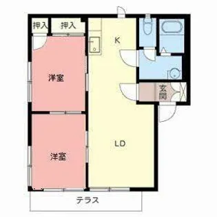 アスターIII【1階】の間取り