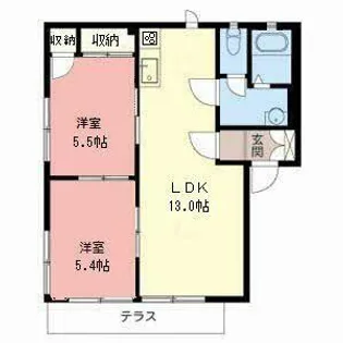 アスターIII【1階】の間取り
