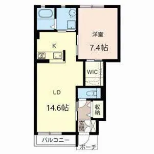 サンク テール【1階】の間取り