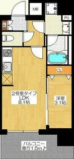 C.COLORⅢ【4階】の間取り