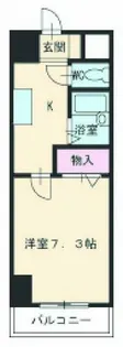 ソレイユ東海通【3階】の間取り