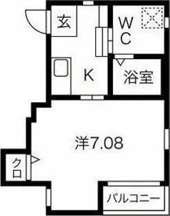 ソリッド中村公園【3階】の間取り