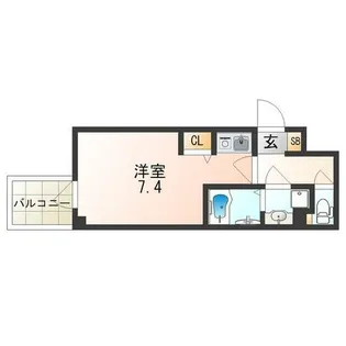 大阪府池田市綾羽2丁目【アパート】の間取り