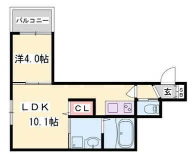 F asecia caph【1階】の間取り