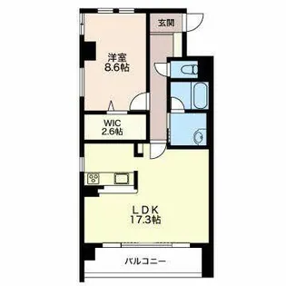パティオ覚王山【0204号室】の間取り