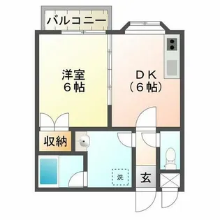 グレース一番館【2階】の間取り