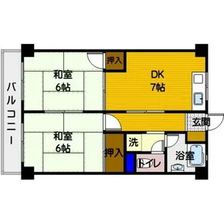 インフィニティビル【402号室】の間取り