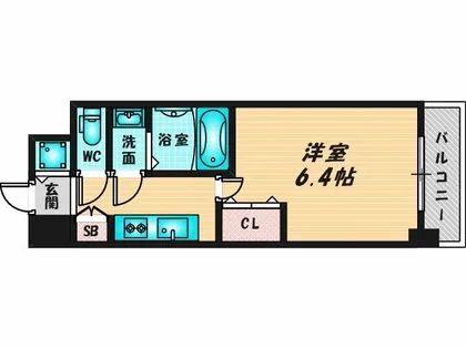 グランカーサ高井田【9階】の間取り