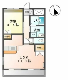 vivre 小森野【1階】の間取り