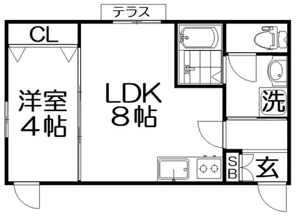 Halelea【1階】の間取り
