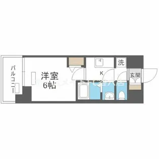 プレサンス九条グランデリーヴ【9階】の間取り