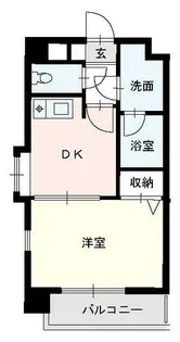 ヒルクレスト【201号室】の間取り