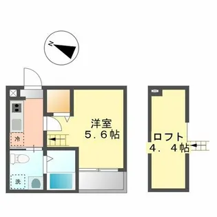 カーサベル稲生【203号室】の間取り