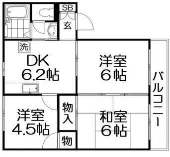 エクセルハウゼ【1階】の間取り