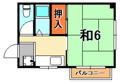 阪神住吉駅前ビル【2階】の間取り