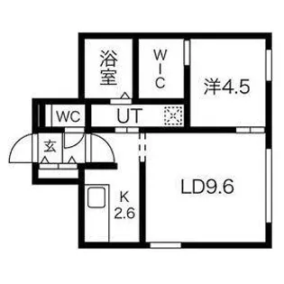 A-style南円山【4階】の間取り