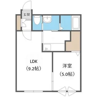ブランノワール リュミエール【3階】の間取り