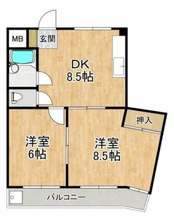 メゾン ド くみの木【3階】の間取り