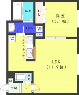 Kalmia桑園【1階】の間取り