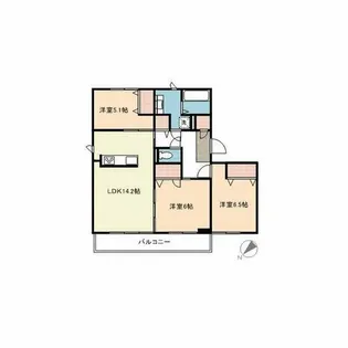 ベルヒルズA【2階】の間取り