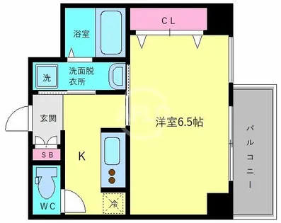 サンシルク阿倍野【2階】の間取り