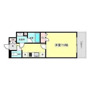 La Douceur九条【1104号室】の間取り