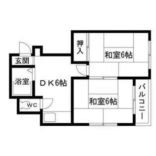 プライムメゾン北田辺【8階】の間取り