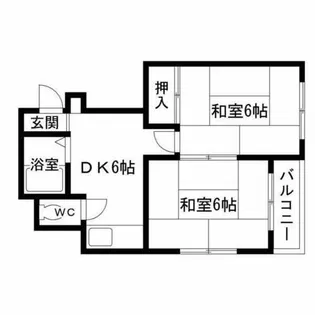 プライムメゾン北田辺【8階】の間取り