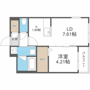 Grand Success Lusso【4階】の間取り