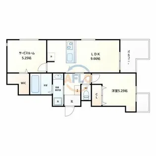 il mio Corte高殿【1階】の間取り