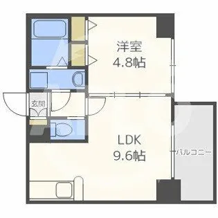 アーバネックス梅田東【4階】の間取り