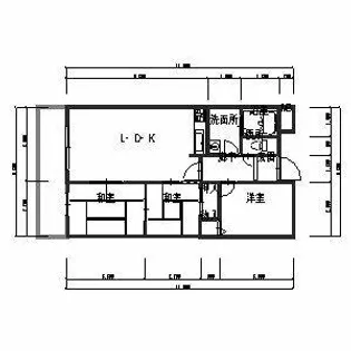 ビューパレー【0503号室】の間取り