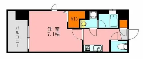 アソシアグロッツォ薬院サウスフィールド【6階】の間取り