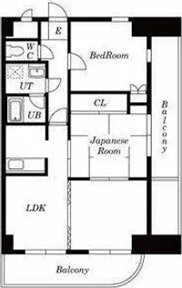 レジデンスMAX【1102号室】の間取り