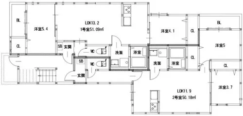 福岡県福岡市東区馬出5丁目【アパート】の間取り