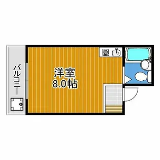 喜志マンション【2階】の間取り