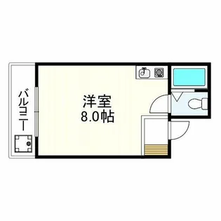 喜志マンション【2階】の間取り
