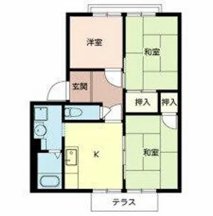 メゾン・ド・スワ【1階】の間取り