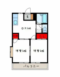 リバティコーポヒロ【1階】の間取り