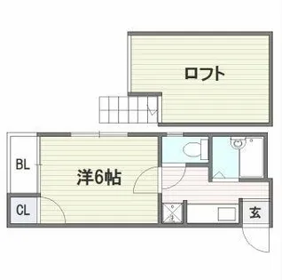 スッドヴェント【1階】の間取り