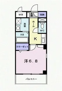 兵庫県西宮市甲東園2丁目【マンション】の間取り