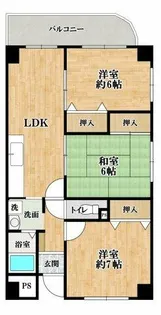ルミエール藤ケ丘【1階】の間取り