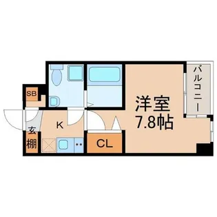 セレニテ甲子園Ⅱ【2階】の間取り