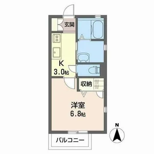 カサ サンボンギ【0101号室】の間取り