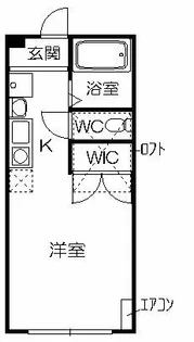 カーサフォルトゥーナ【2階】の間取り
