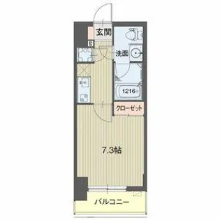 ライブコート泉【8階】の間取り