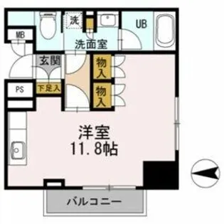 カスタリア栄【5階】の間取り