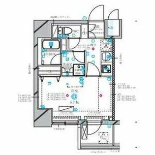 ディアレイシャス丸の内【3階】の間取り