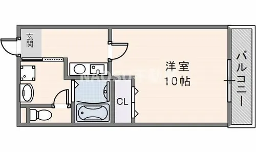 プルメリアコート【102号室】の間取り