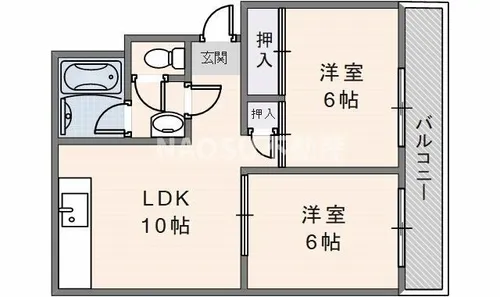 セイキハイツ【2階】の間取り